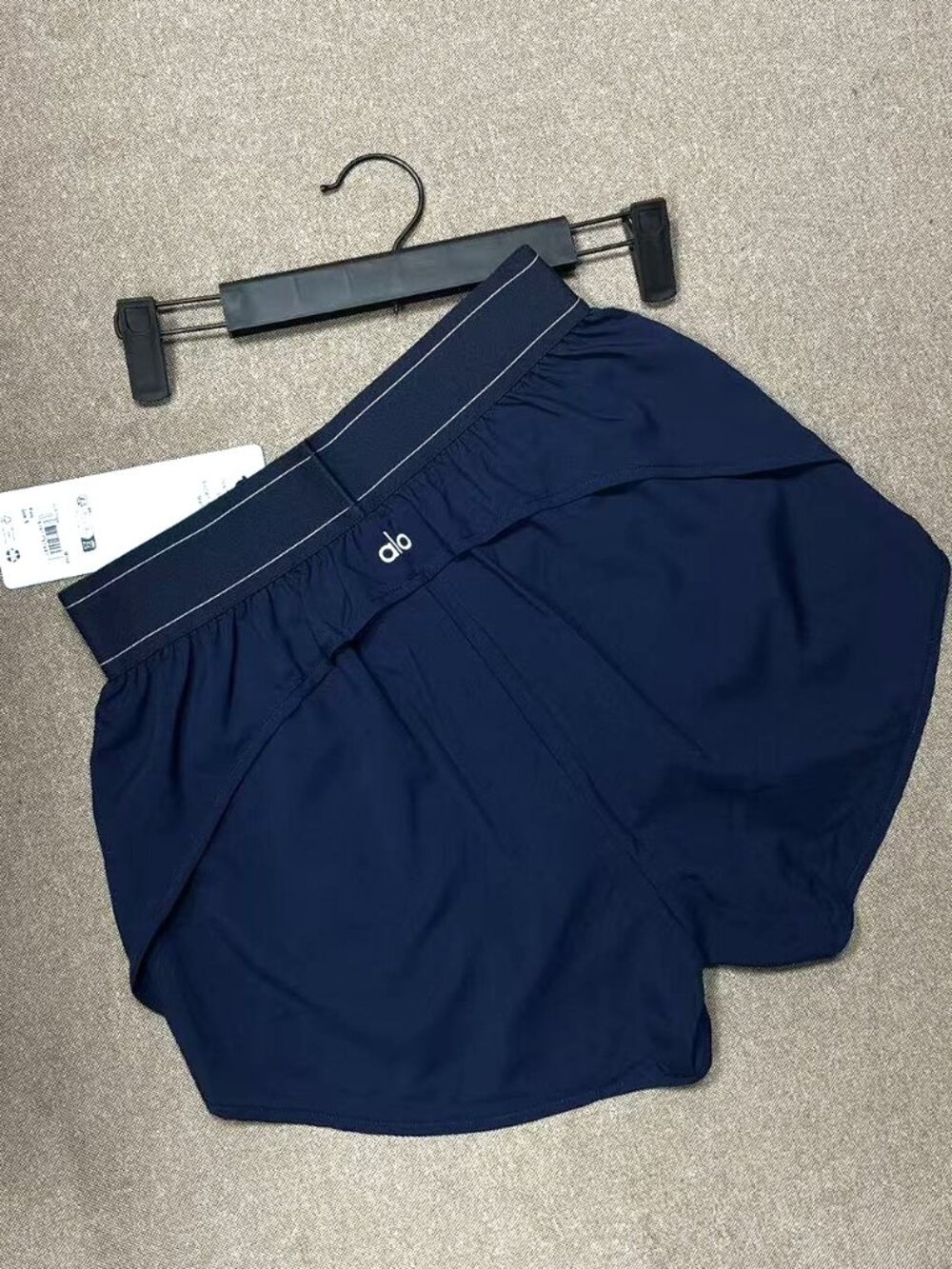 Brand new Alo High Waist Match Point Shorts in Navy a hot favorite🔥 - Picture 6 of 12